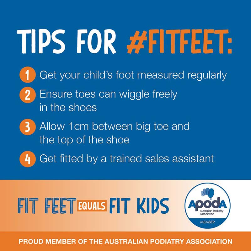 Tips for fit feet